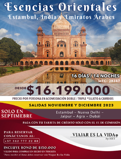 ESENCIAS ORIENTALES NOVIEMBRE Y DICIEMBRE (16N 14N) MTC: 28347