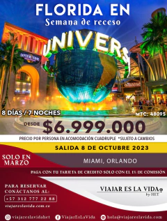 FLORIDA EN SEMANA DE RECESO (8D 7N) MTC 48095