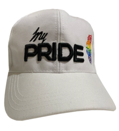 GORRA MY PRIDE BLANCA LOGOTIPO
