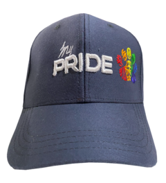 GORRA MY PRIDE GRIS LOGOTIPO