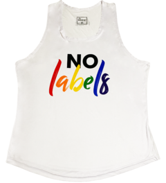 CAMISETA MUSCULOSA BLANCA NO LABELS