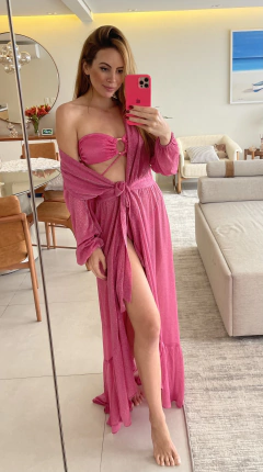 Saída lurex Pink - comprar online