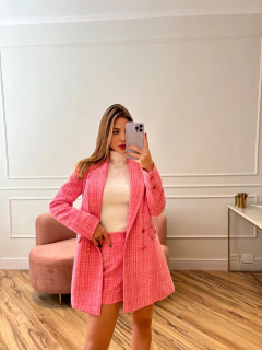 Conjunto tweed Nicole ( rosa)