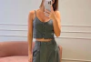Cropped cinza
