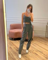 Calça cinza