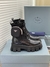Bota PRADA Monolith de Couro - Cano Médio na internet