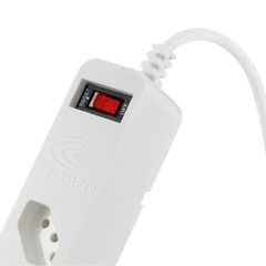 Protetor DPS iCLAMPER Energia 5 tomadas Filtro de linha (Branco)
