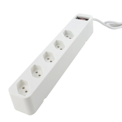 Protetor DPS iCLAMPER Energia 5 tomadas Filtro de linha (Branco) - comprar online