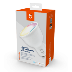 HI GEONAV LAMPADA DICROICA INTELIGENTE RGB+W 2700/6500 BRANCO QUENTE E FRIO na internet