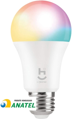 HI GEONAV LAMPADA INTELIGENTE RGB+W 2700/6500 BRANCO QUENTE E FRIO COM SOQUETE