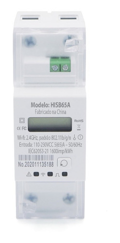HI GEONAV MEDIDOR DE ELETRICIDADE MONOFASICO DE CORRENTE ALTERNADA E MODULO RELE 65A