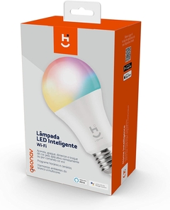 HI GEONAV LAMPADA INTELIGENTE RGB+W 2700/6500 BRANCO QUENTE E FRIO COM SOQUETE na internet