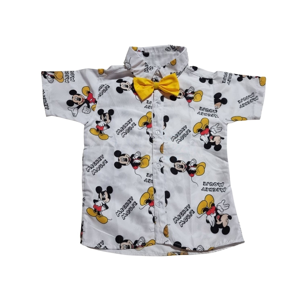 camisa social mickey
