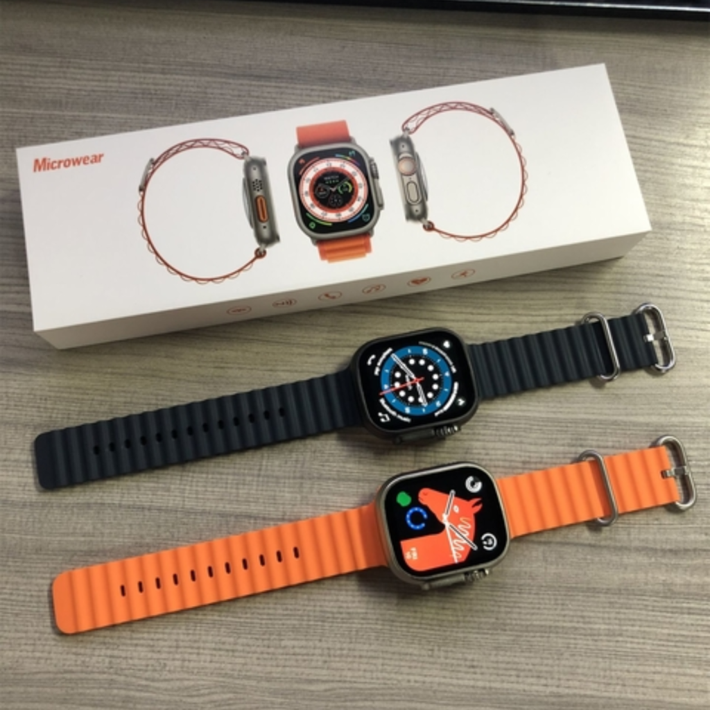 Relógio: Smartwatch Ultra Series 8 + uma pulseira Grátis