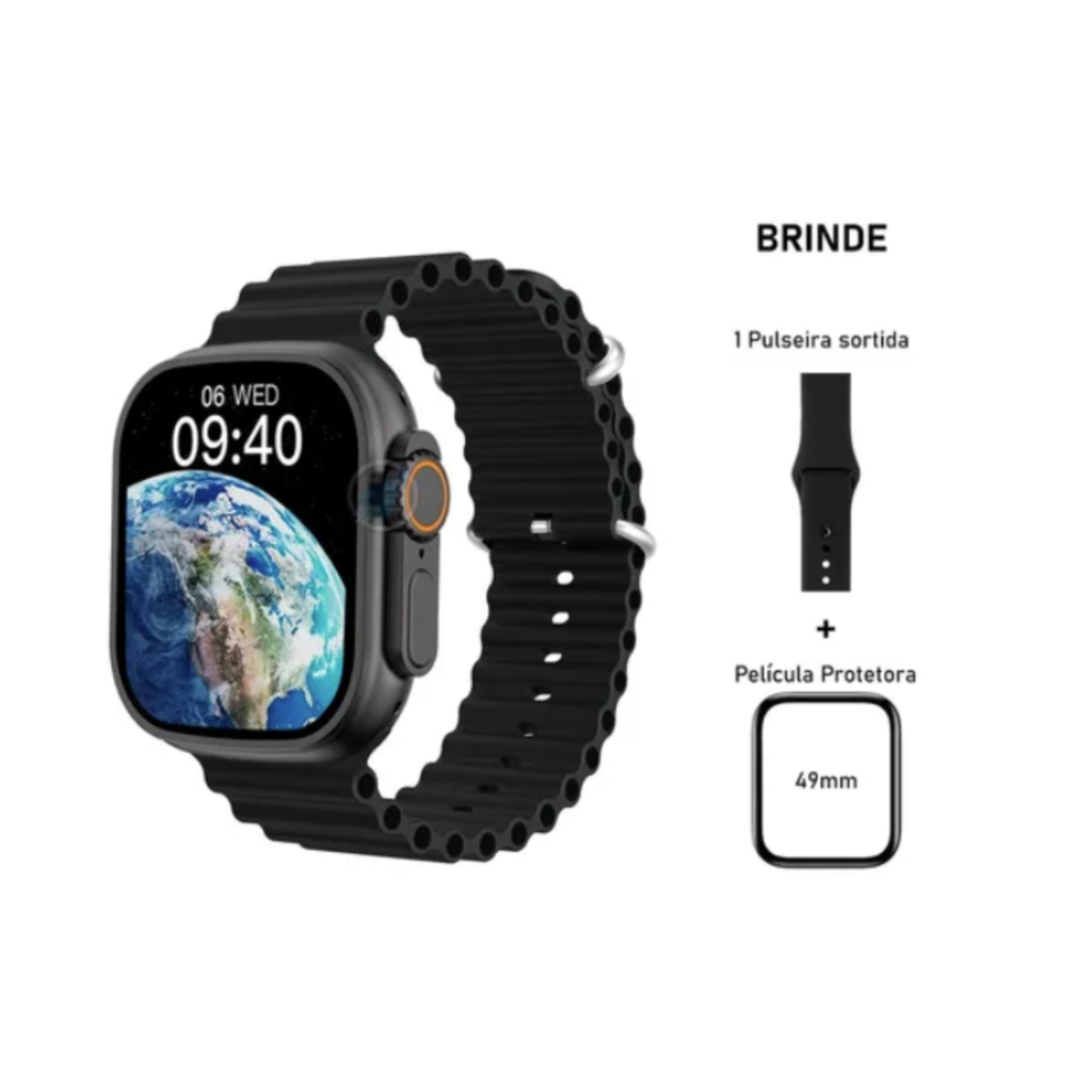 Lindo Relógio Smart Watch 7 Pro W37 Com Nfc Similar Apple