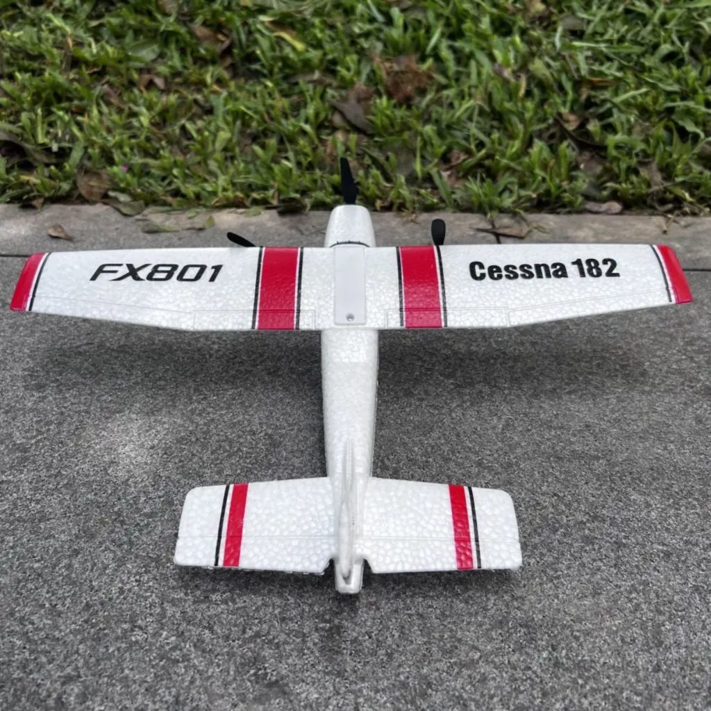 Avião De Controle Remoto Cessna 182-FX 801 Aeromodelo - fronty