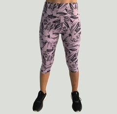 Calza capri violet flowers - comprar online