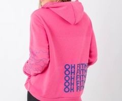 Buzo oversize fucsia