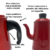 Bule de Aluminio 1,1 Litros Vermelho na internet