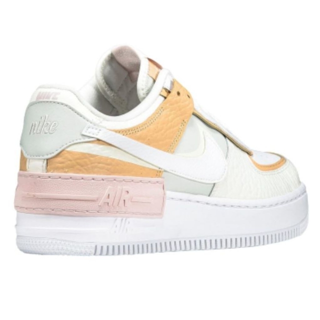 Tênis Nike Air Force Shadow - Gelo/Rosa