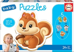Baby Puzzles Animalitos 5 rompecabezas Educa varia