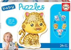 Baby Puzzles Animales Salvajes 5 rompecabezas Educ