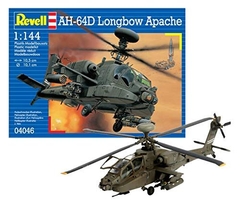 Helicóptero Ah-64d Longbow Apache Escala 1/144 Rev