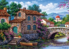 Rompecabezas Art Puzzle 500 Piezas. Canal con flor - comprar en línea