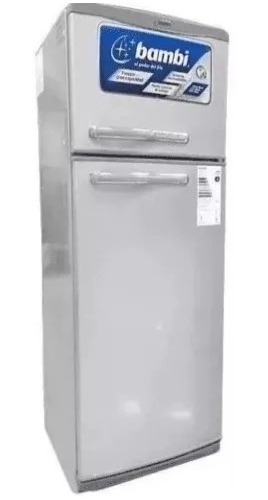 Heladera Bambi Con Freezer 2f 1600p- 328 Litros -plata