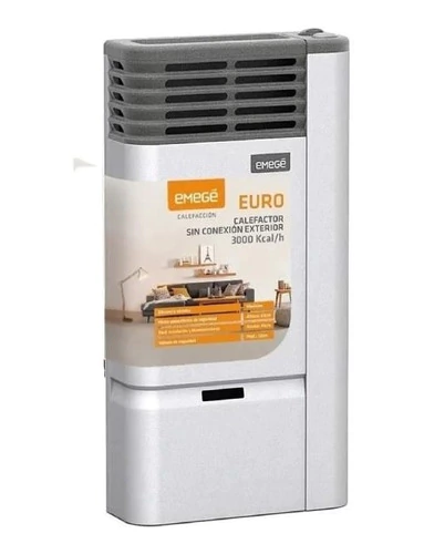 Calefactor Emege Euro 3130sce 3000kcal/h S/salida Exterior