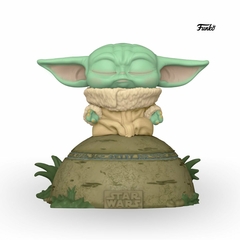 Funko Pop! Star Wars The Mandalorian Grogu using The Force