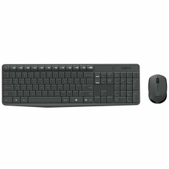 TECLADO MOUSE LOGITECH WIR MK235 GREY