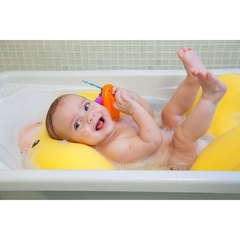 Imagem do Almofada para Banho Seguro do Bebê Patinho Joy Recém Nascido Baby Pil
