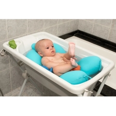 Almofada para Banho Seguro do Bebê Marinho Tamanho Grande Baby Pil - Maria Borboleta Store