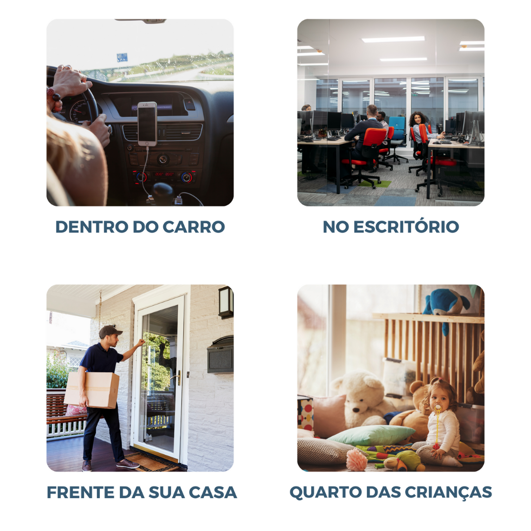 Mini Câmera Magnética HomeSafety Wifi FullHD Original