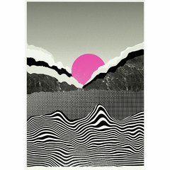 Risografia Pôr do sol