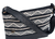 Bolsa Artesanal Crossbody ZigZag Piel Negra en internet
