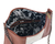 Bolsa de piel café con bordado y cadena - Curripití