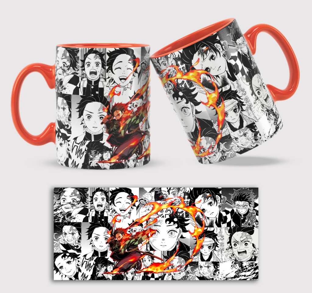 Caneca Kimetsu no Yaiba (demon Slayer) Tanjiro Kamado Incrív