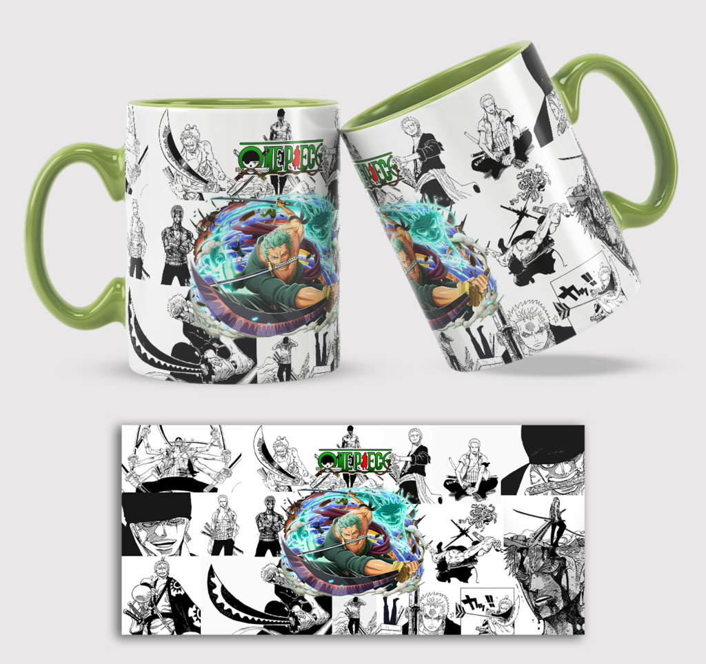 Caneca Anime One Piece Personagens