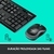 Combo Teclado e Mouse sem fio Logitech MK270 USB Layout ABNT2 (920-004433) - loja online