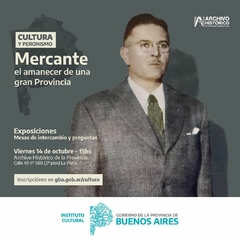 “Mercante, el amanecer de una gran Provincia”,