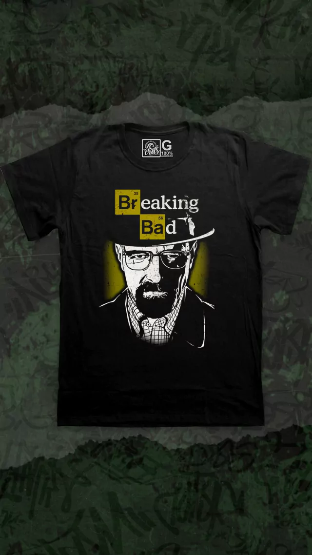 Camiseta Branca 'Heisenberg'