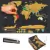 Mapa Mundi Raspadinha –Versão Black Deluxe – Presente criativo