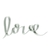 Love Letra Decorativa De Metal Verde - comprar online
