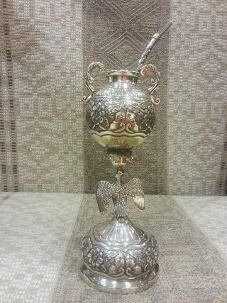 Art 733 Mate Alce Cincelado Plata