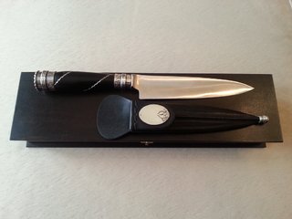 Art C23 Cuchillo Ebano Plata 14Cm Hoja Inox
