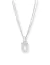 Colar Reflexo Zirconia Prata