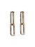 Brinco Delay Double Hoops Banho Ouro 18K