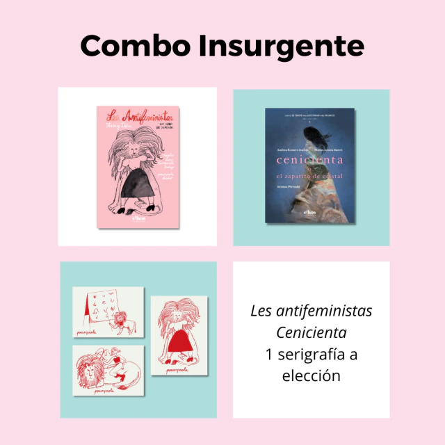 Combo insurgente: Les antifeministas + Cenicienta + serigrafía original de  powerpaola